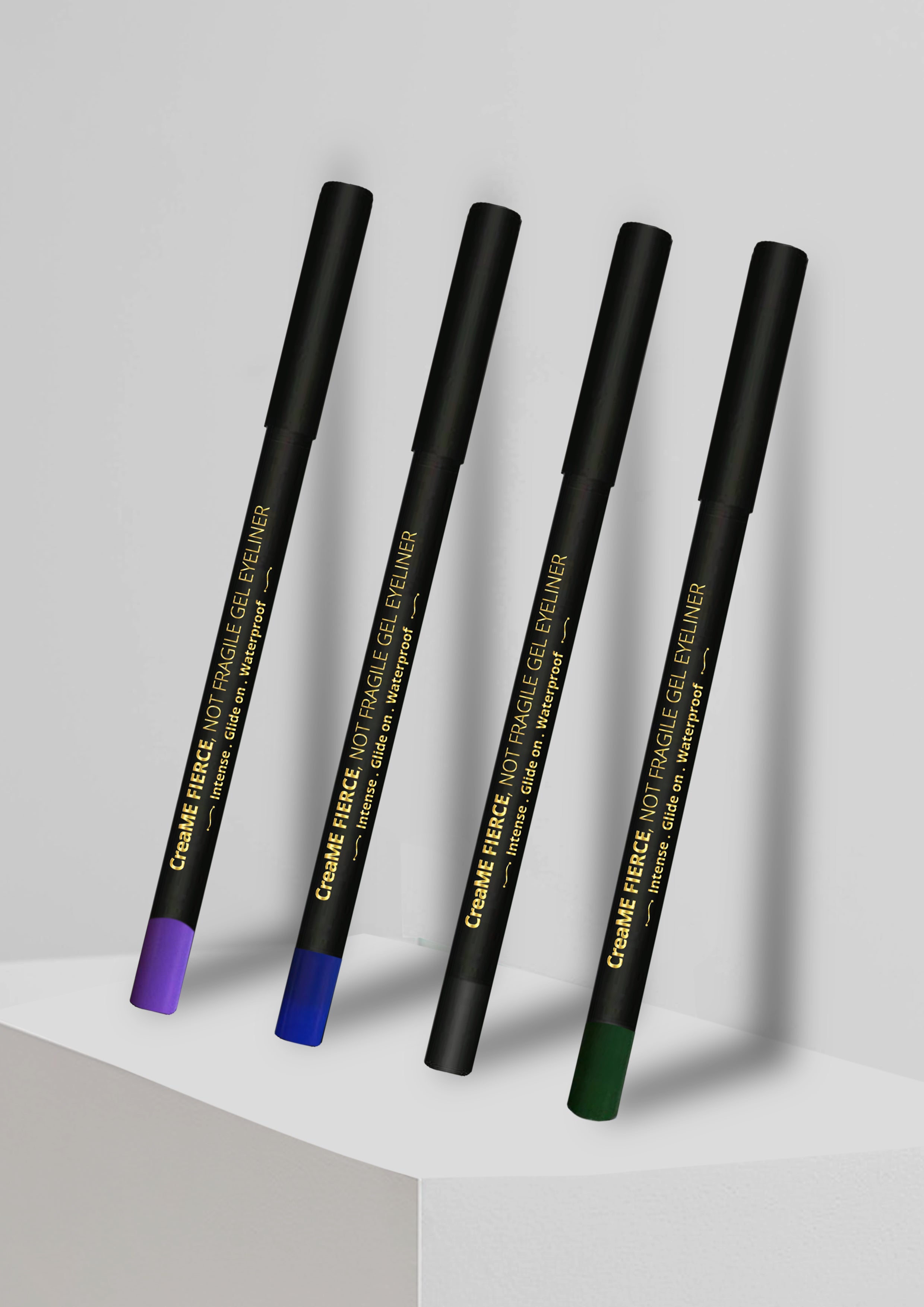 CreaME Fierce Not Fragile Waterproof Gel Eyeliner (Test) Omolewa Makeup