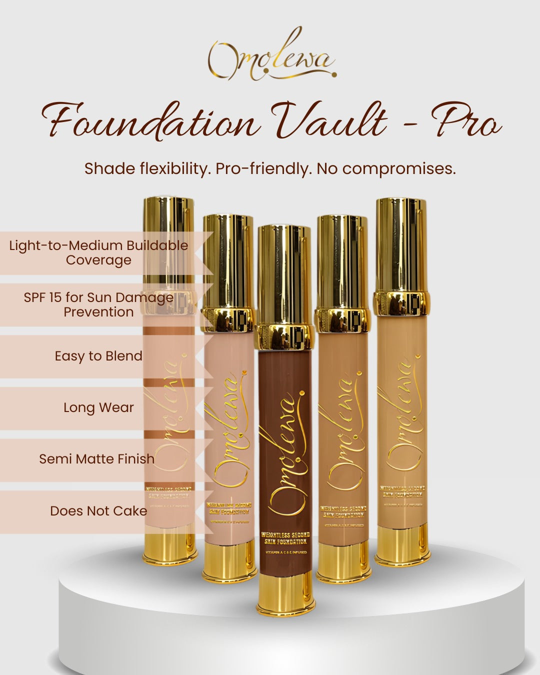 Vault Pro - 5 Weightless Second Skin Foundation