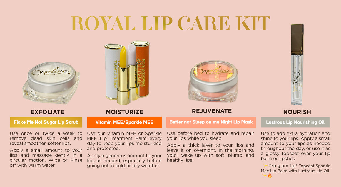 The Royal Lip Kit Omolewa Makeup