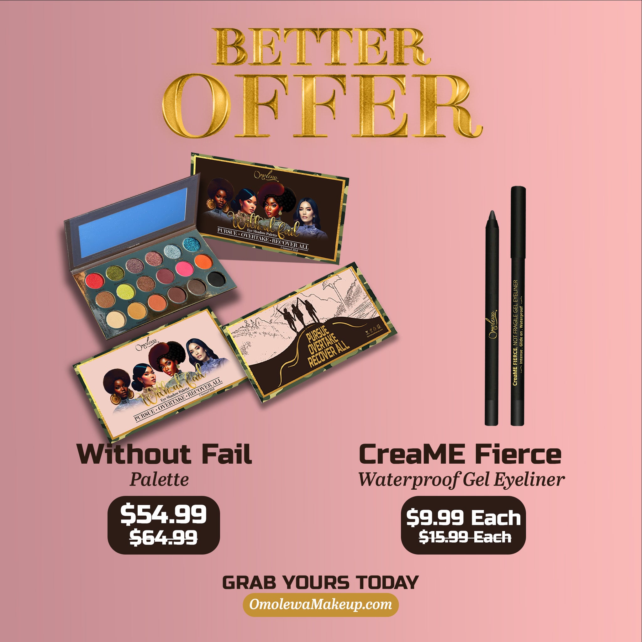 Better Offer - Palette + Eyeliner discounted