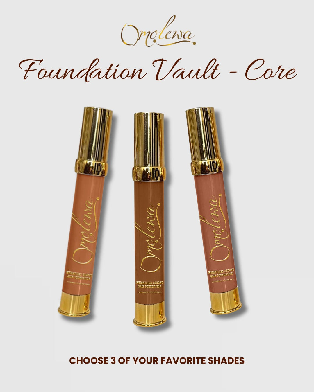 Vault Core - 3 Weightless Second Skin Foundation