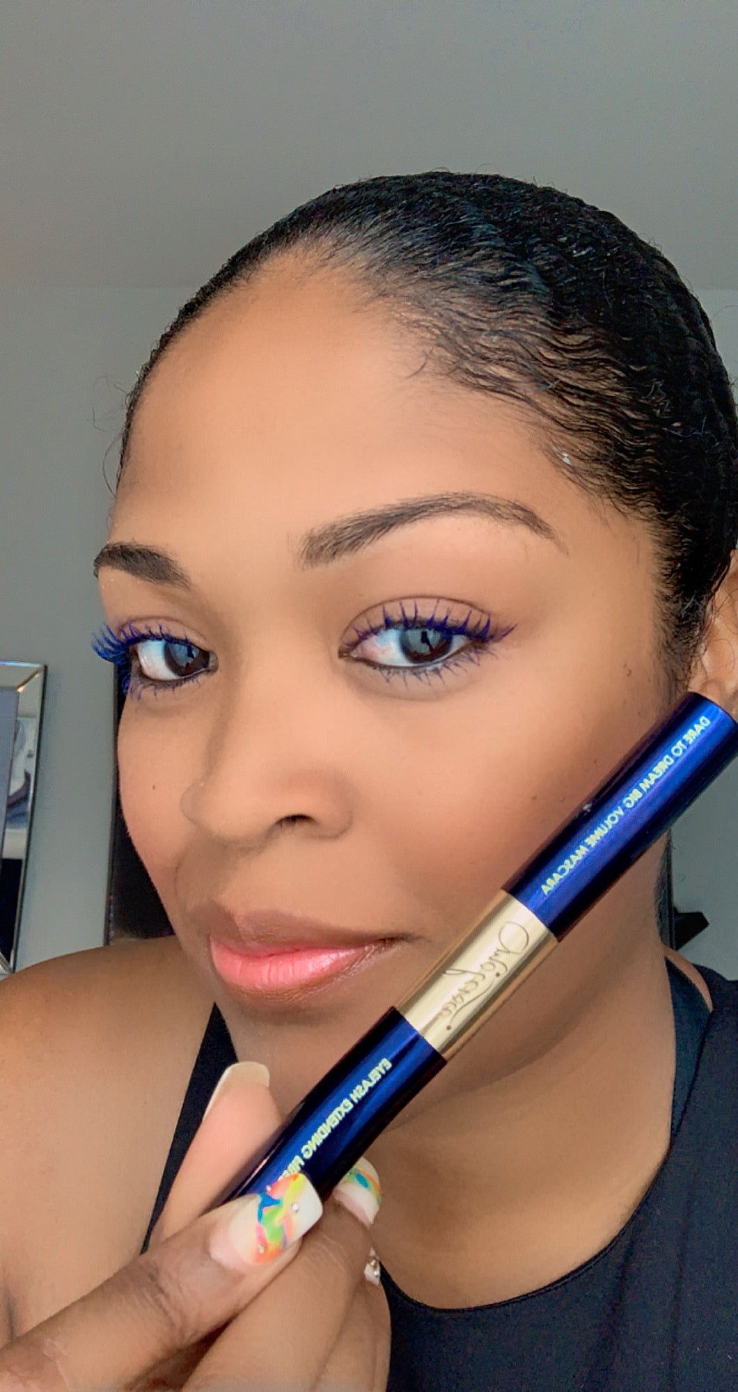 Dare to Dream Big Mascara  - infused with lash extending fibers (Test) omolewa-makeup