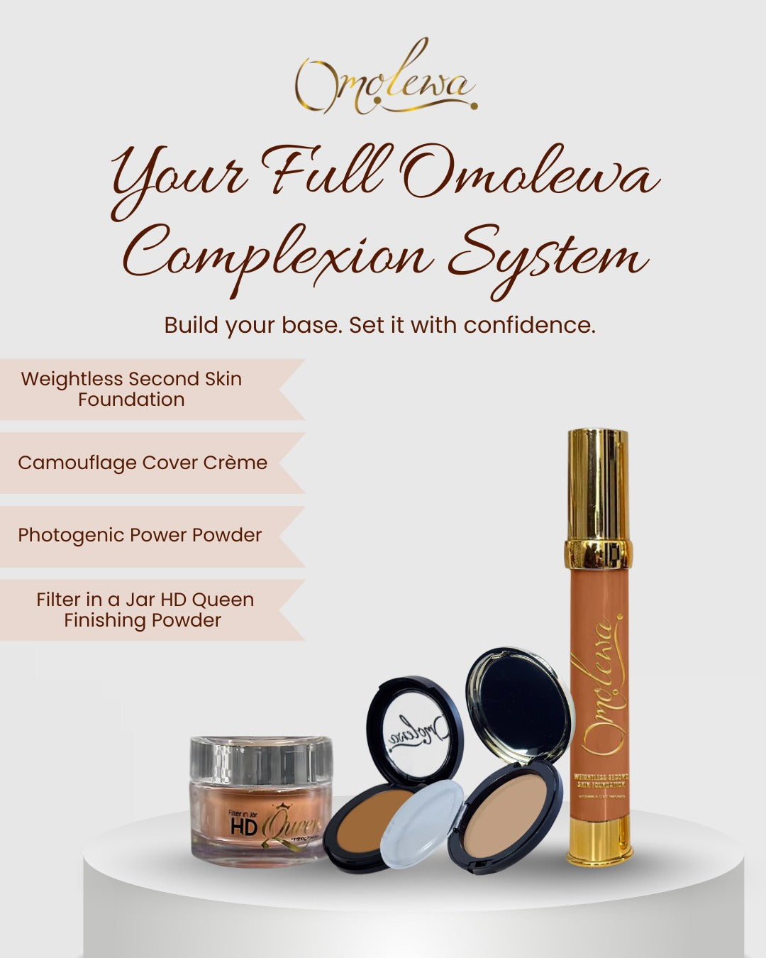 Complexion Confidence System omolewa-makeup