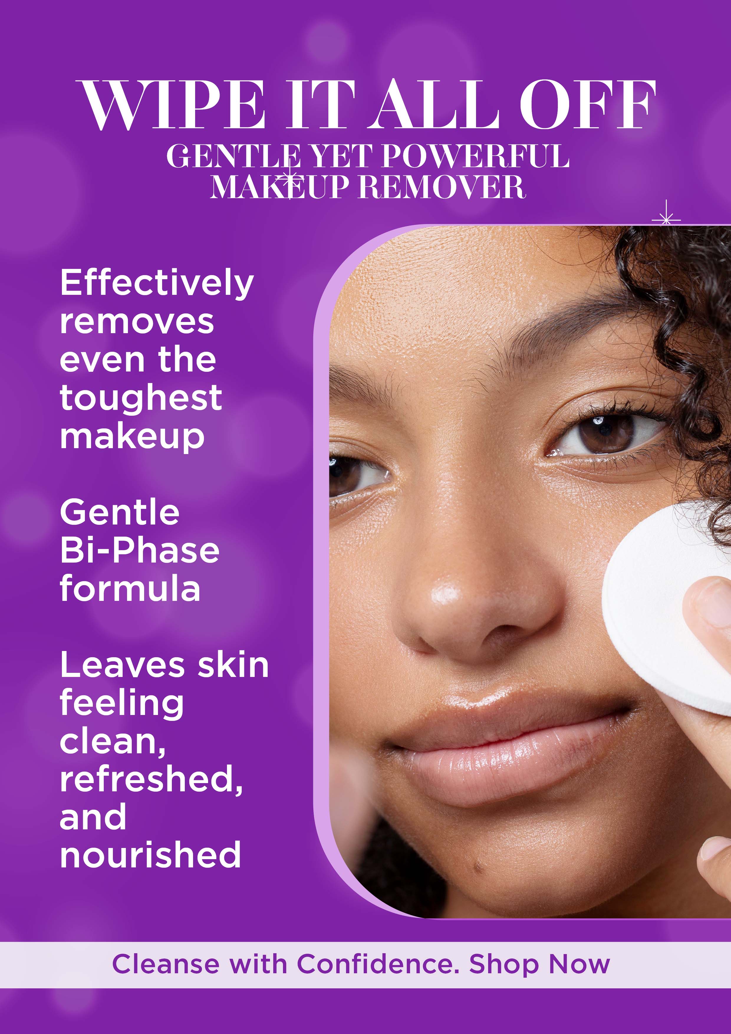 Wipe It All Off - Deep Cleansing Remover for Smudge Proof Makeup (Test) Omolewa Makeup