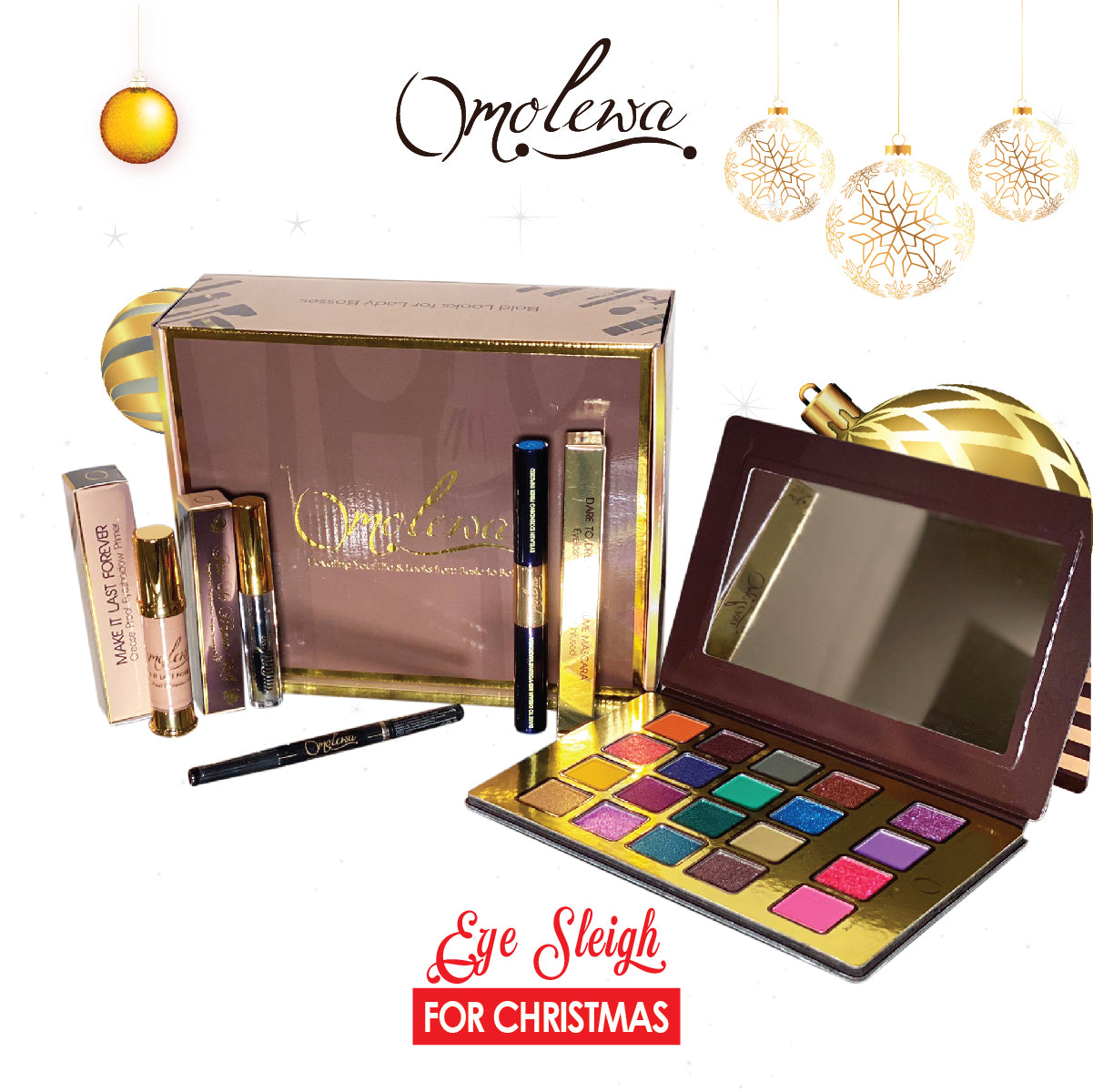 Eye Sleigh For Christmas Omolewa Makeup