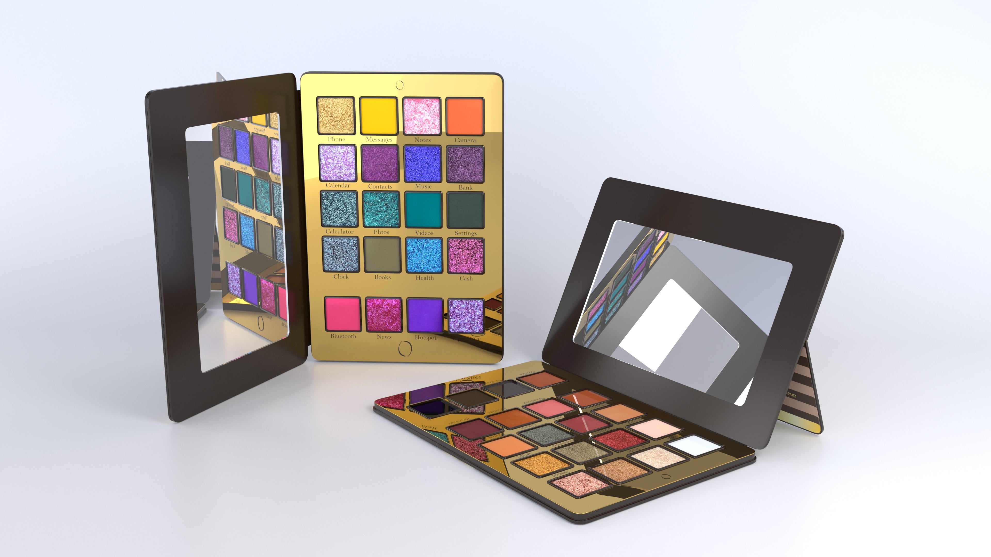 iPigmented Multi-chrome Bold Eyeshadow Tablets (Test) Omolewa Makeup