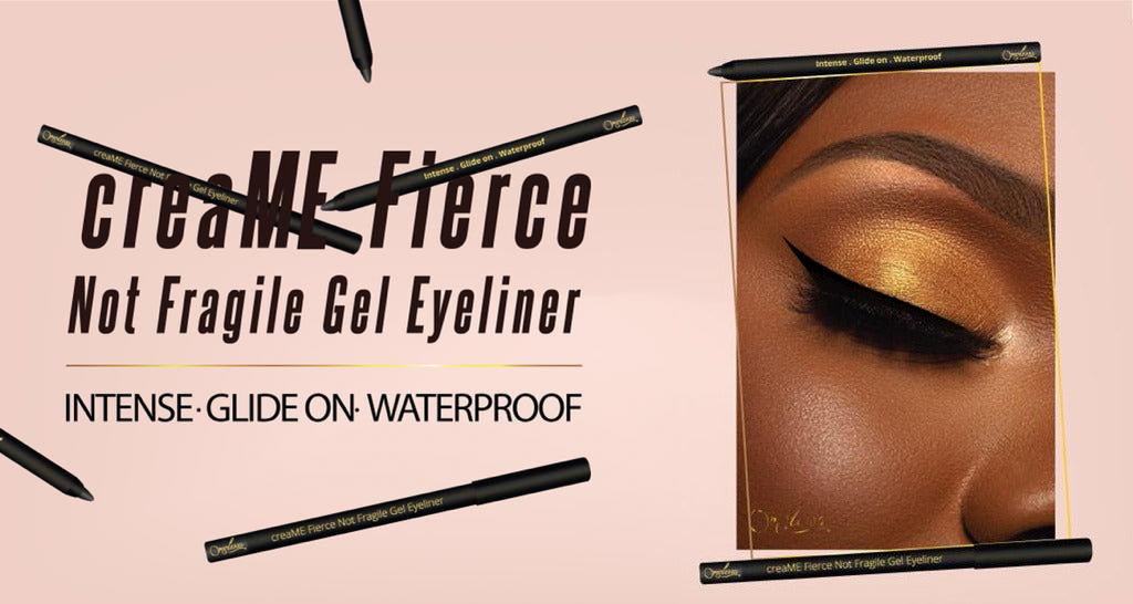 CreaME Fierce Not Fragile Waterproof Gel Eyeliner (Test) Omolewa Makeup