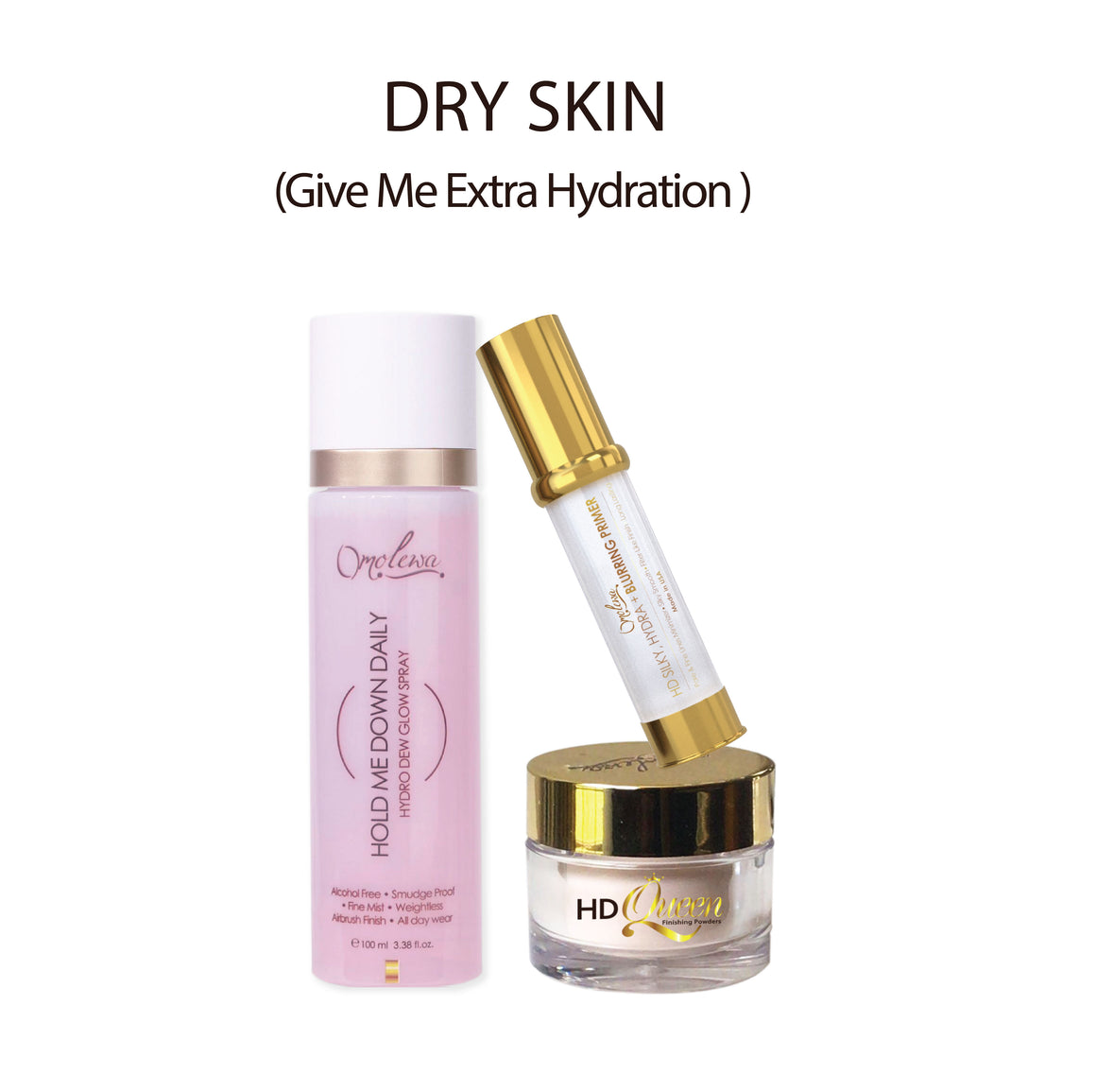 Dry Skin Set - Smudge Proof Makeup System Omolewa Makeup